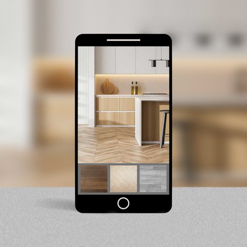 Product visualizer on smartphone from Carpet & Flooring By Denny Lee in Abingdon, MD